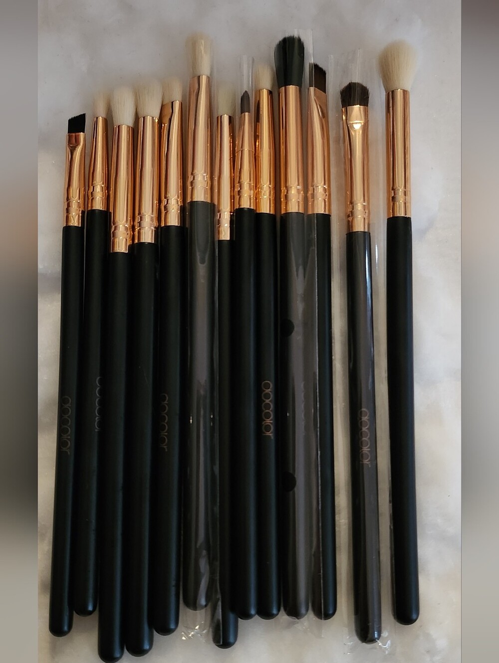 Black and Rose Gold Eye Brush Set BRAND DOCOLOR!